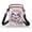 Cute Sloth Floral Print, variant on Chririnla 2 Zippers Cell Phone Purse for Yoga Travel, Polyester Lightweight Cross Body Phone Purse, Cute Sloth Floral Print