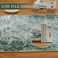 thumbnail image 4 of 9x12 Area Rug Living Room Rugs Washable Neutral Modern Abstract Soft Thin Large Rug Indoor Floor No Slip Rug Carpet for Bedroom Home Office Decor Green, 4 of 7