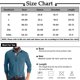 thumbnail image 3 of Men's Spring And Autumn Solid Color T-shirt Lapel 3 Button Open Placket Button Long Sleeved TopM, 3 of 5