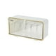 thumbnail image 1 of Caja organizadora de calcetines, ropa interior y corbatas, transparente, para colgar en la pared, multifuncional. Blanco, 1 of 4