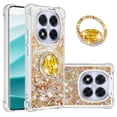 thumbnail image 1 of GANGXUN Funda Glitter Líquida para Xiaomi Redmi Note 14 Pro 5G con Anillo Brillante, TPU Antichoques y Esquinas Reforzadas, Soporte, 1 of 6