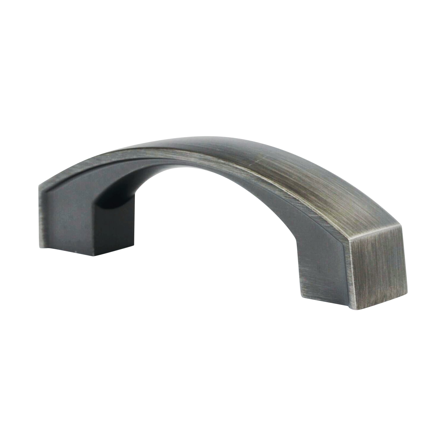 Bow Style 3 Inch Center To Center Antique Nickel Hardware Pull