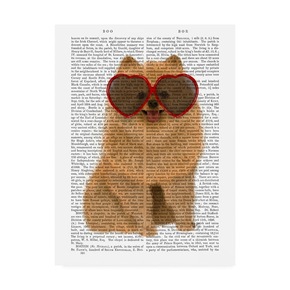 Trademark Fine Art 'Pomeranian and Heart Glasses' Canvas Art by Fab Funky