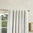 thumbnail image 4 of Martha Stewart Bedford Woven Plaid Curtain Panel Pair, Cloud, Back Tab, Blackout, Indoor, Lined, Adult, 2 Piece Set, 50" x 95", 4 of 5