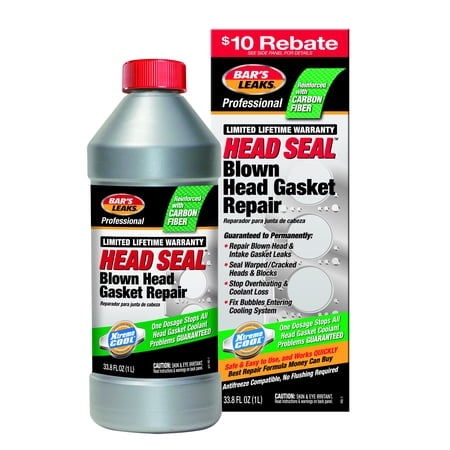 (6 Pack) Bar's Leaks Head Gasket & Cooling (Best Head Gasket Sealer On The Market)