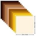 thumbnail image 3 of BallsFHK Black And Yellow Solid Color Paper Set, Decorative Paper For Making Cards, Crafting, Scrapbooking, Decorations, 12 Sheets, 3 of 5