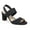 Lux Navy, variant on Fiona Women's Slingback Heels Color: Black Size: 6.5