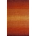 thumbnail image 1 of Momeni Metro 5' X 8' Contemporary Hand Tufted Wool Rug in Paprika, 1 of 2