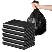 CCOCC 65 Gallon Trash Bags for Toter,(Value-Pack 50 Bags w/Ties) Large Trash Bags 64 Gallon Heavy Duty