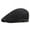 Black, variant on Spring Summer Solid Color Mesh Newsboy Caps Men Cotton Flat Peaked Cap Women Painter Beret Hats 14