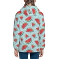 thumbnail image 6 of Kdxio Watermelon Pattern Kids Boys Girls Zip Up Hoodie 3D Printed Hooded Sweatshirt Hoody Coat with Pocket 7-12 Y-Small, 6 of 6