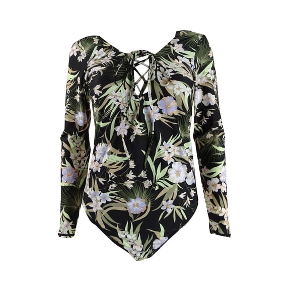 Volcom Women's For Shore Lace-Up One-Piece Swimsuit