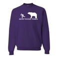 thumbnail image 2 of Wild Bobby Ancient Personal Trainers Funny Bear Chase Unisex Crewneck Sweatshirt, 2 of 6