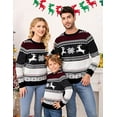 thumbnail image 2 of GymChoice Knitted Christmas Sweater For Family,Reindeer Snowflakes Knitted Pullover, 2 of 6
