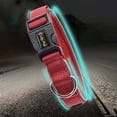 thumbnail image 4 of Reflective Nylon Dog Collar with Buckle Adjustable  Breathable Mesh Collars for Large Medium Dogs (M  Black), 4 of 7