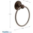 thumbnail image 2 of Franklin Brass 9016VB 6.3 L in. Jamestown Towel Ring - Venetian Bronze - 1 Pack, 2 of 2