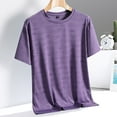 thumbnail image 6 of Aursykel L-4XL Mens Big and Tall T Shirt Lightweight Breathable Casual Crew Neck Short Sleeve Tee Top for Men, 6 of 7