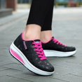 thumbnail image 2 of Oyedens Platform Walking Shoe for Women Casual Wedge Low Top Fashion Sneaker Running Shoes, 2 of 8