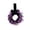 B-Purple, variant on Handmade Artificial Flower Wreath with Velvet Bow, Fall and Halloween Themed Hanging Door Decoration, Seasonal Circular Garland for Home and Festive Gift