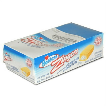 Hostess Zinger 6/3Pk Vanilla - Pack Of 6