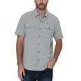 thumbnail image 2 of Sierra Designs Men’s Tech Shirt – Small, Grey – UPF 30, Quick-Dry, Stretch Performance Outdoor Shirt, 2 of 5