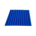 thumbnail image 6 of Bookishbunny 24 packs Black & Blue Pack Acoustic Foam Tiles Wall Record Studio Soundproof 12 x 12 x 1 inch, 6 of 7