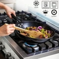 thumbnail image 7 of Moss & Stone 5-Piece Carbon Steel Wok Set - 12" Wok Pan for Electric, Induction & Gas Stove - Includes Glass Lid, Wok Spatula, Chopping Board & Paring Knife, 7 of 7