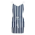 thumbnail image 4 of Usmixi Womens Summer Mini Sundress Vacation Floral Print Drawstring Pocket Short Dress V Neck Sleeveless Spaghetti Strap Dresses for Beach Blue S Up to 65% off, 4 of 4