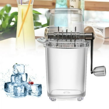 Portable Manual Ice Shaver Crusher Block Shaving Machine Snow Cone Maker Machine