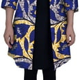 thumbnail image 4 of Bintarealwax African Women Coat Ankara Print Long Jacket Tops Wax Dashiki Clothes Church KG1288, 4 of 5