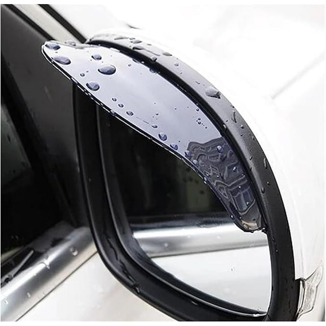 jfqm 2Pcs Fit for Car Rearview Mirror Rain Eyebrow Auto Car Rear View Side Rain Snow Guard Sun Visor Shade Protector (Color : B)