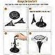thumbnail image 3 of Ground Lights, 12 Pack 8 LED Solar Ground Lights, Waterproof, Cool White, 3 of 3
