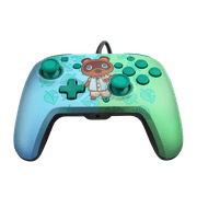 PDP Gaming Faceoff Deluxe+ Audio Wired Switch Pro Controller - Officially Licensed by Nintendo: Animal Crossing Tom Nook - Nintendo Switch, Lite & OLED