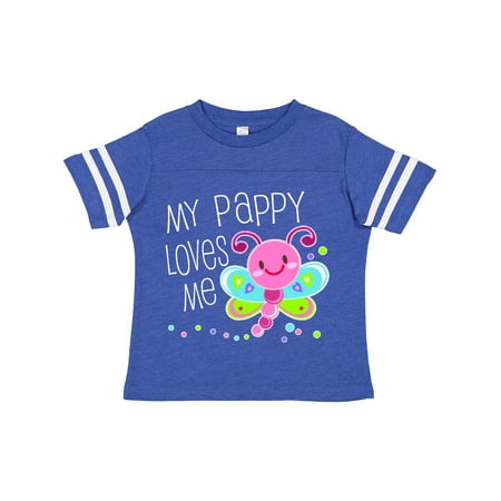 

Inktastic My Pappy Loves Me- Cute Dragonfly Gift Toddler Boy or Toddler Girl T-Shirt