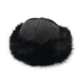 thumbnail image 2 of jiaroswwei Women Hat Thicken Fluffy Faux Fur Pure Color Coldproof Cap Fashion Accessories, 2 of 8