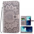 thumbnail image 1 of Case for Oneplus 7T Pro Wallet Case Leather Premium PU Embossed Design Magnetic Closure Protective Cover with Card Slots for Oneplus 7T Pro, Black, 1 of 5