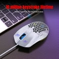 thumbnail image 6 of UHM Wired Gaming Mouse with Swap Honeycomb Shell,Adjustable 7200 DPI,6 Programmable Buttons,Lightweight Gaming Mice with 12 RGB Backlight for Windows PC Gaming and Office,White, 6 of 7