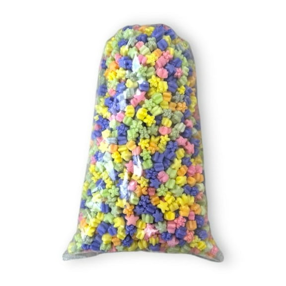 FunPak Rainbow Stars Biodegradable Packing Peanuts 1.5 cu ft Bag