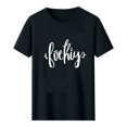 thumbnail image 4 of Camiseta de Manga Corta Impresa de Estilo Masculino, Tops Cortos para las Mujeres Pullover Casual Primavera Verano Uso Diario, 4 of 8
