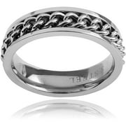 Daxx Men's Stainless Steel Spinner Fashi