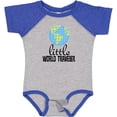 thumbnail image 3 of Inktastic Little World Traveler Boys or Girls Baby Bodysuit, 3 of 5