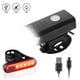 thumbnail image 1 of Faro de bicicleta recargable por USB, accesorios de iluminación para bicicleta de montaña, luz trasera de advertencia, 1 of 6