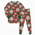 thumbnail image 5 of sdbrld Girls Christmas Pajamas Outfit for Kids Long Sleeve Sleepwear Tops and Pants 2Pcs Xmas Holiday PJs Sets Sizes 7-8 Years, 5 of 9