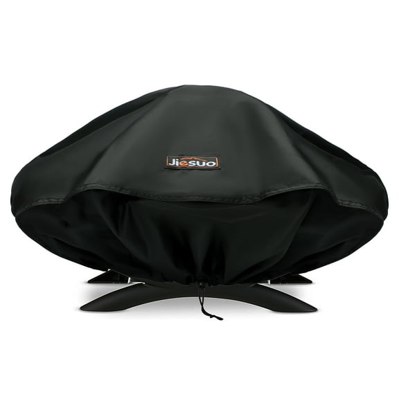 Jiesuo Grill Cover for Weber Q Series Grills, Grill Cover for Weber Q1200, Q1000 and Q100 Series Portable Grill Cover