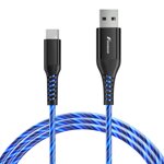 1M/3,3pi USB A TO Type C Câble de charge de câble de données de débit Câble de recharge rapide pour téléphones & Charge des comprimés (bleu)