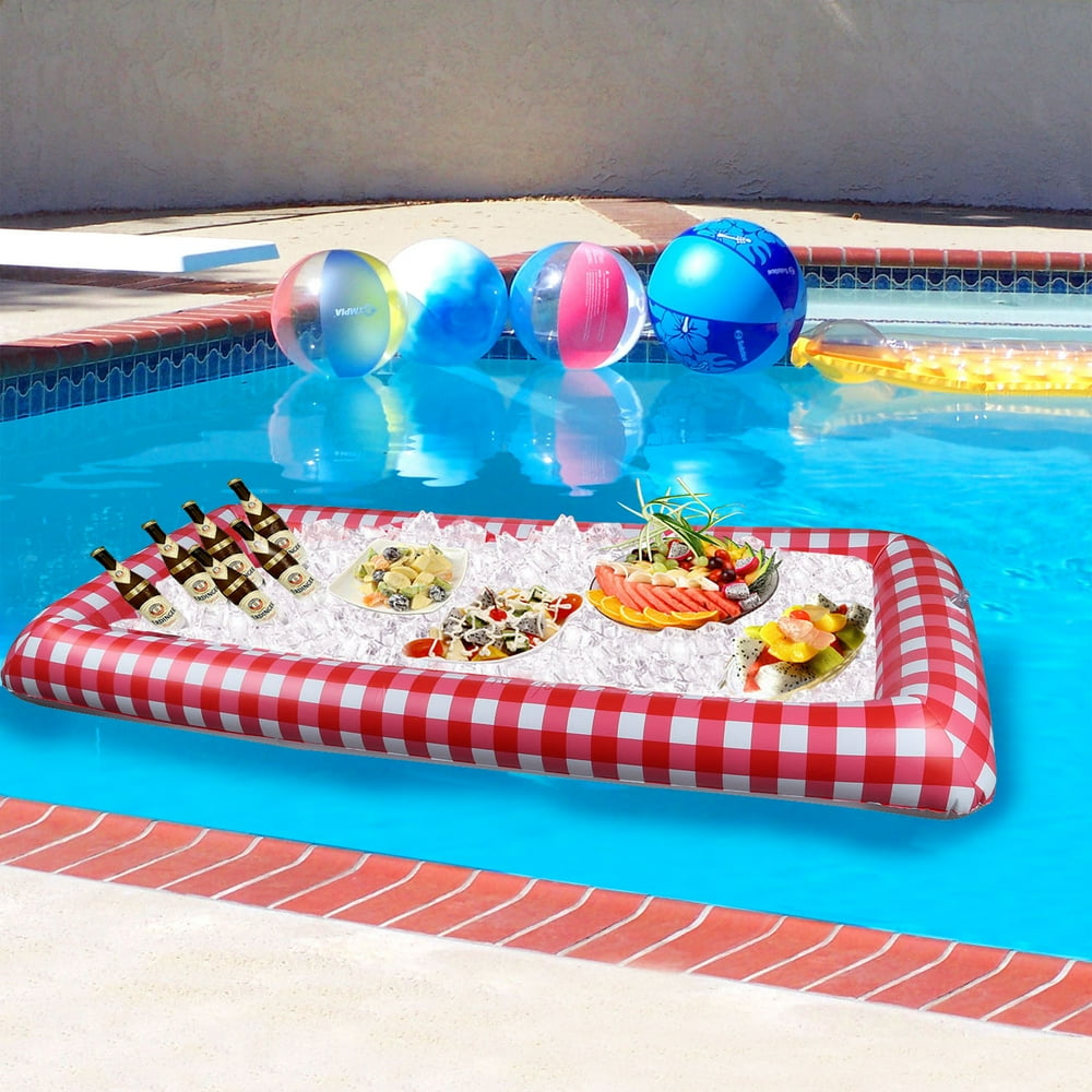 iMounTEK Inflatable Ice Buffet Bar for Outdoor Picnics/Parties/Get