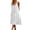 D761/White, variant on Afdoent Dresses For Women Design Sleeveless Open Back Loose Fit Casual Dress Robe Homewear Midi Dress Travel Outfits