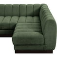 thumbnail image 6 of Meridian Furniture Quinn 5-Piece L-Shaped Fabric Modular Sectional in Green, 6 of 15