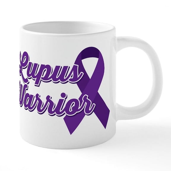 CafePress - Lupus Warrior Mugs - 20 Oz White Ceramic Mega Mug