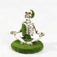 thumbnail image 2 of Dalxymotic Halloween Aquarium Skeleton Decor, Resin Skull Aquarium Ornament, Fish Shrimp Shelter Hiding Cave, Halloween Decorations Indoor Outdoor for Home, Office, Desk, Table, 2 of 5